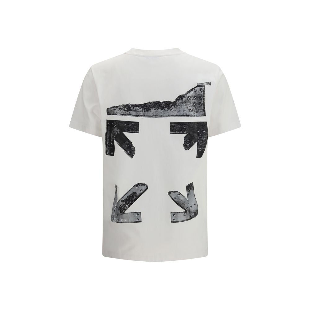 Off-White White Cotton T-Shirt Off-White