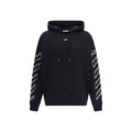 Off-White Black Cotton Sweatshirt Off-White