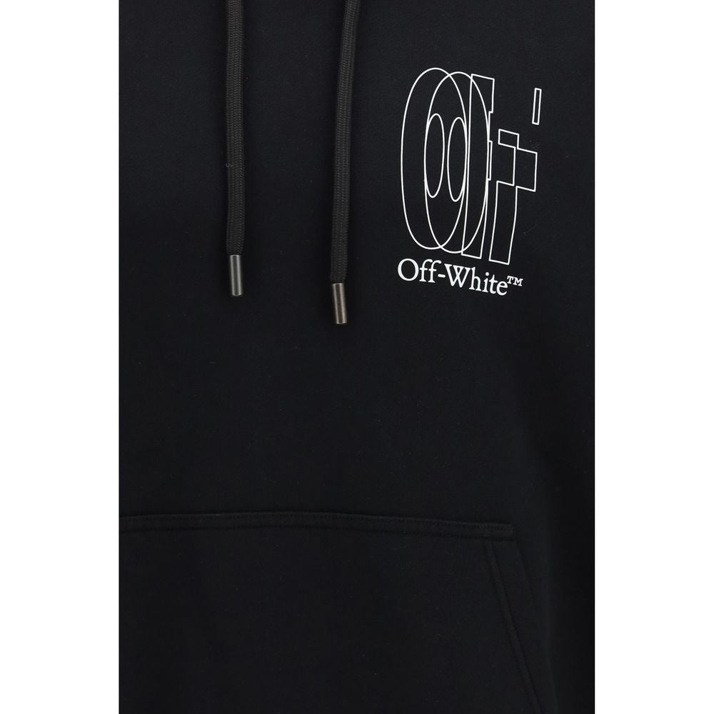 Off-White Black Cotton Sweatshirt Off-White