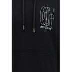 Off-White Black Cotton Sweatshirt Off-White