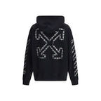 Off-White Black Cotton Sweatshirt Off-White