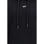 Off-White Black Cotton Sweatshirt Off-White