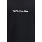 Off-White Black Cotton Sweatshirt