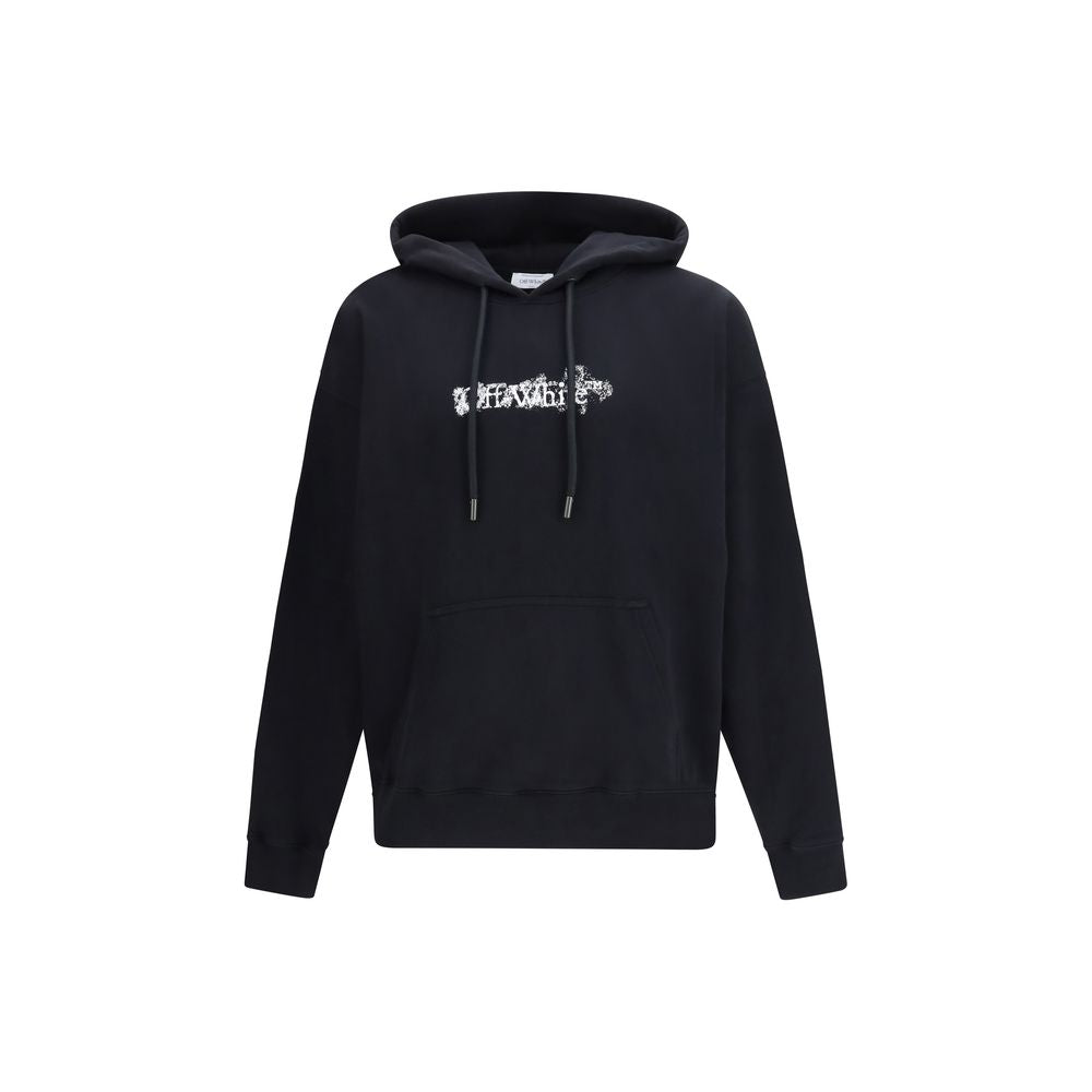 Off-White Black Cotton Sweatshirt Off-White