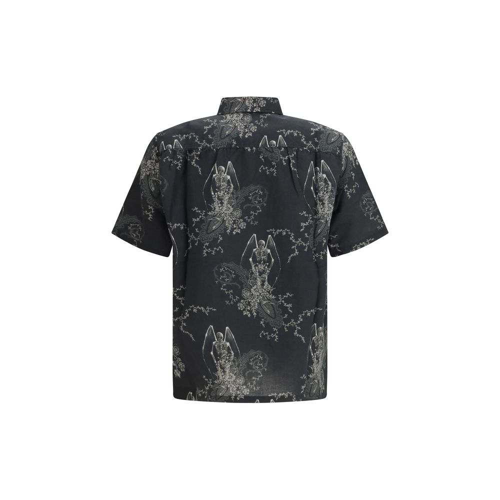 Our Legacy Gray Cotton Pattern Shirt Our Legacy