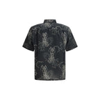 Our Legacy Gray Cotton Pattern Shirt Our Legacy