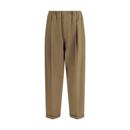 Magliano Beige Polyester Casual Pants Magliano