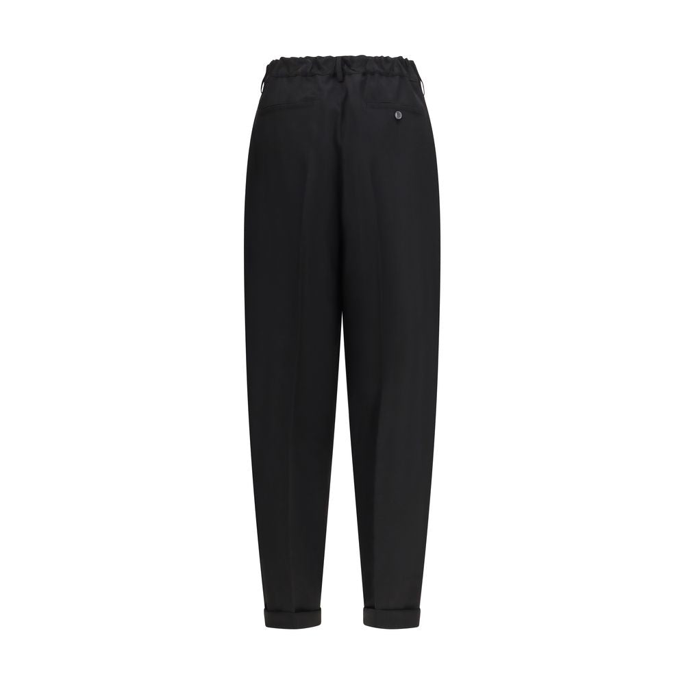 Marni Black Wool Casual Pants Marni