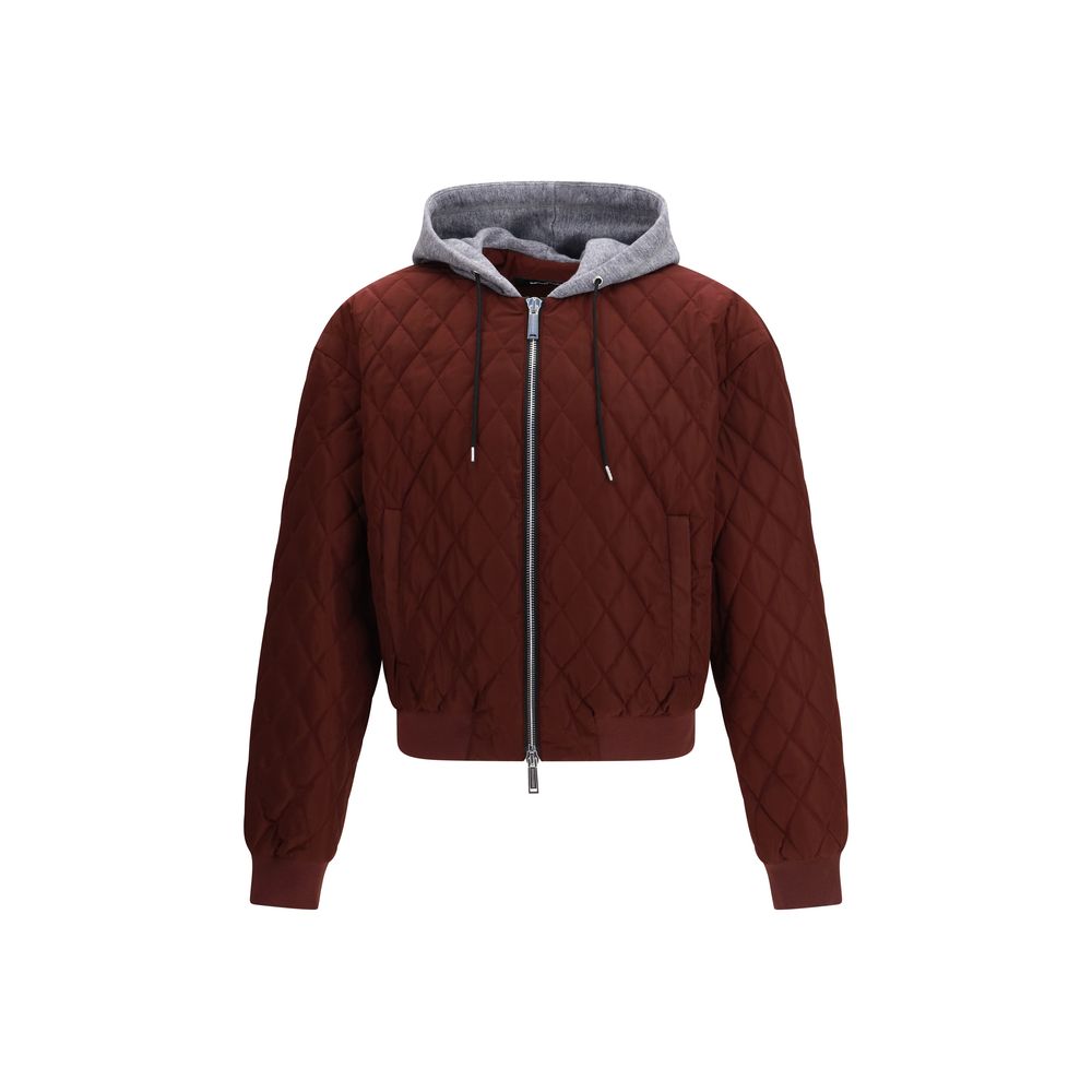 Dsquared² Bordeaux Fabric Bomber Dsquared²