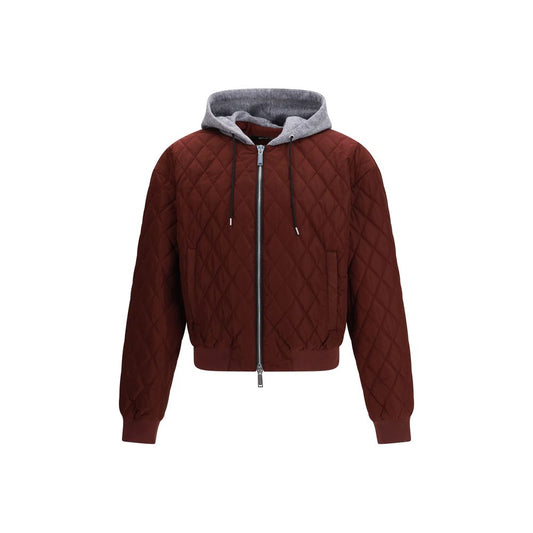 Dsquared² Bordeaux Fabric Bomber Dsquared²