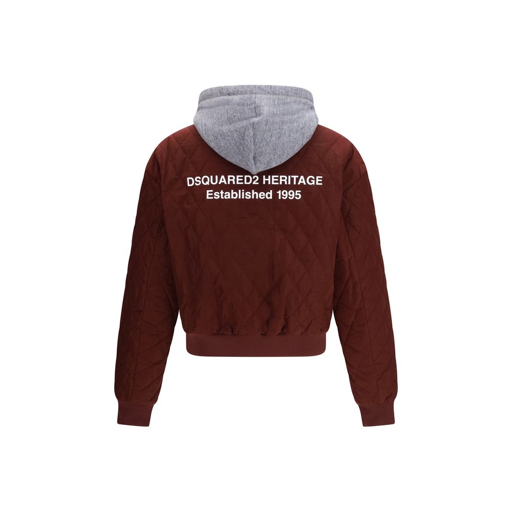 Dsquared² Bordeaux Fabric Bomber Dsquared²