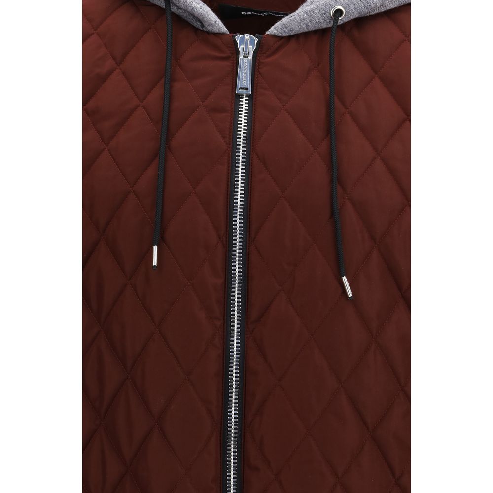 Dsquared² Bordeaux Fabric Bomber Dsquared²