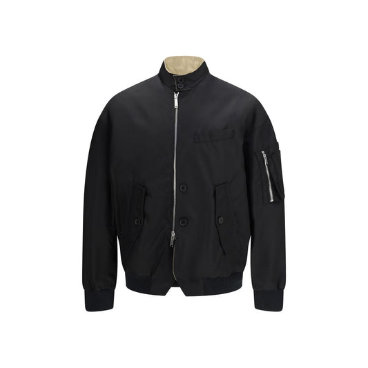 Dsquared² Black Polyamide Bomber Dsquared²
