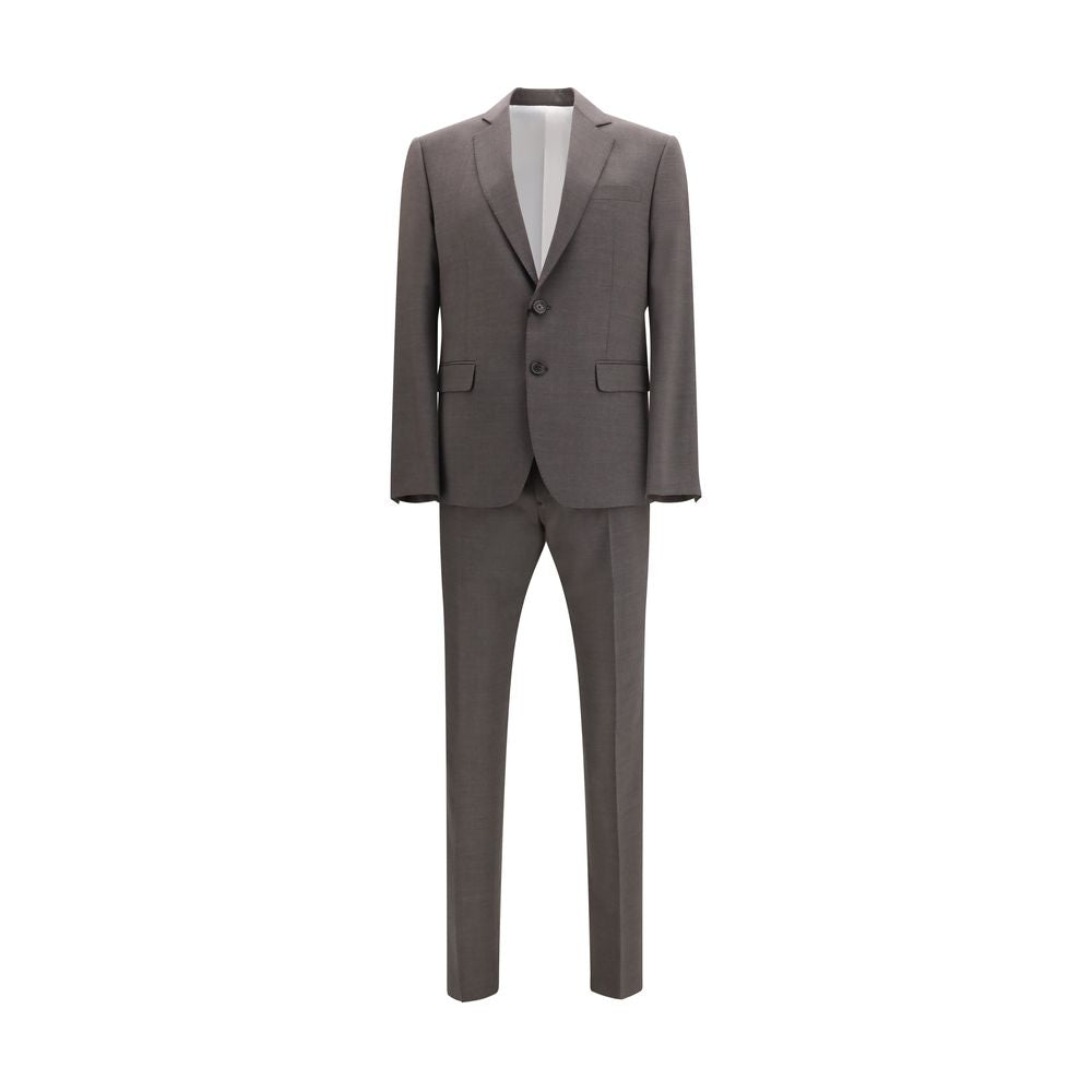 Dsquared² Gray Fleece Wool Two-Piece Suit Dsquared²
