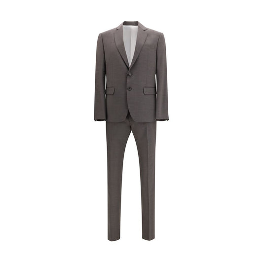 Dsquared² Gray Fleece Wool Two-Piece Suit Dsquared²