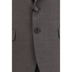 Dsquared² Gray Wool Two-Piece Suit