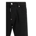 Dsquared² Black Cotton Slim Fit Jeans Dsquared²