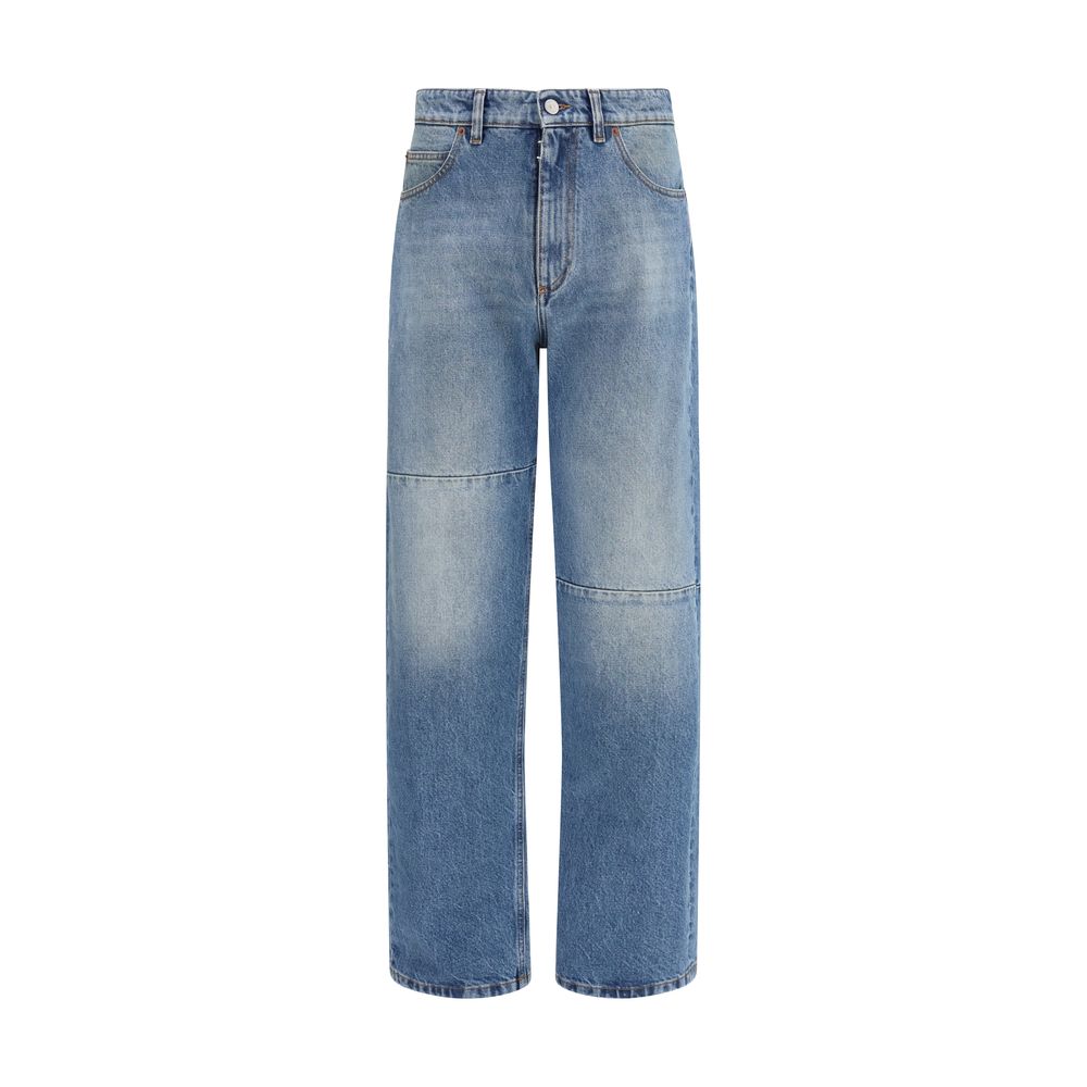 MM6 Blue Cotton Jeans Denim MM6