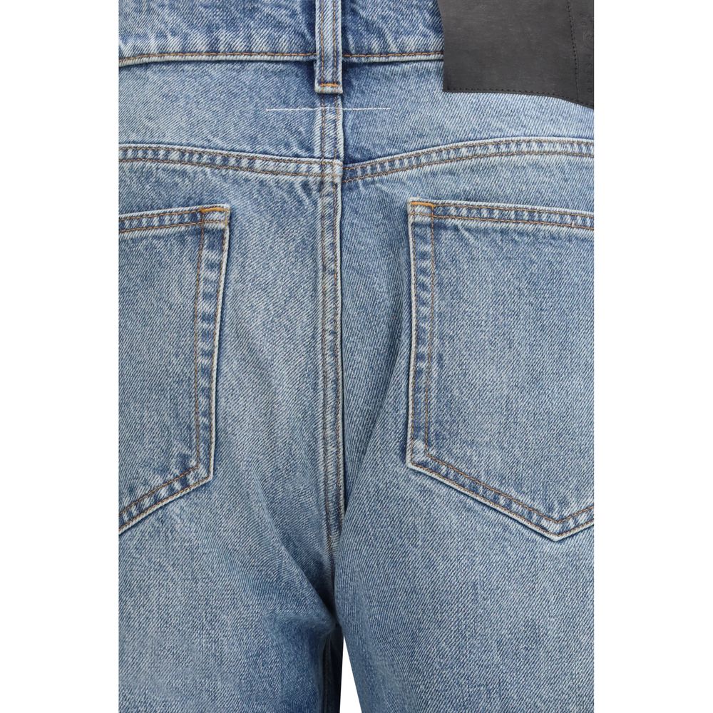 MM6 Blue Cotton Jeans Denim MM6