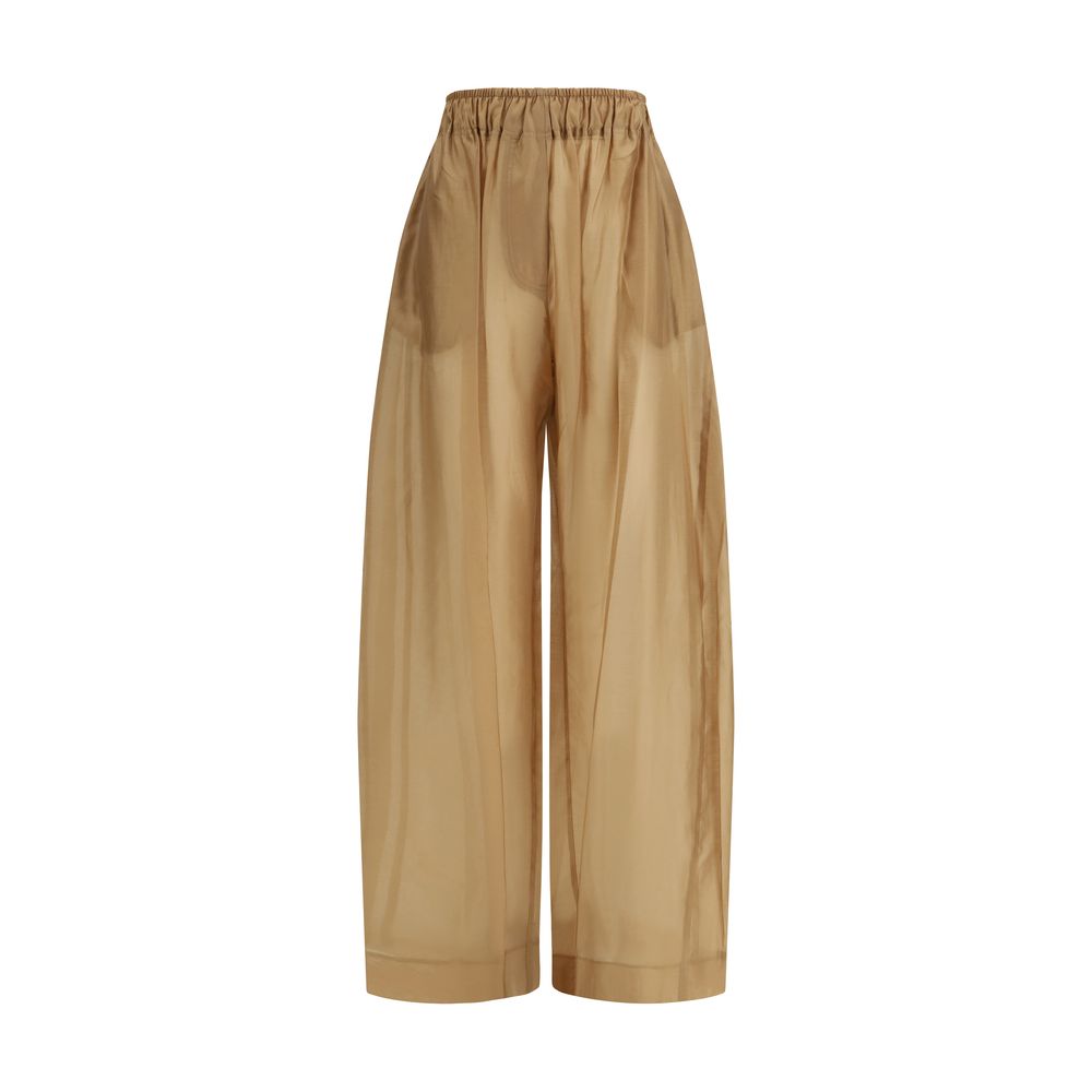 The Latest Beige Lyocell Casual Pants The Latest