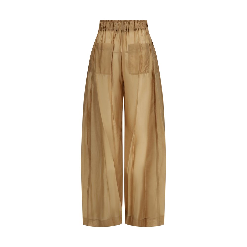 The Latest Beige Lyocell Casual Pants The Latest