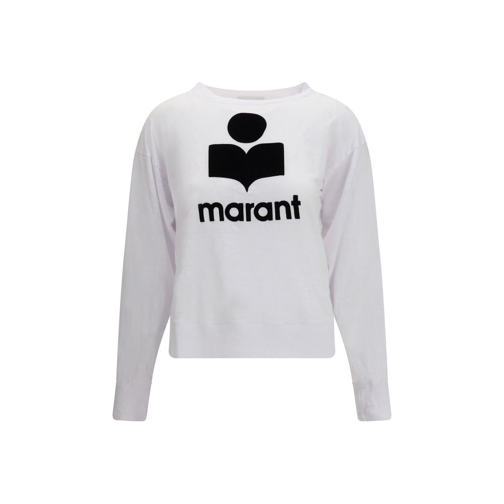 Marant Etoile White Linen Sweatshirt Marant Etoile