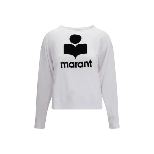 Marant Etoile White Linen Sweatshirt Marant Etoile