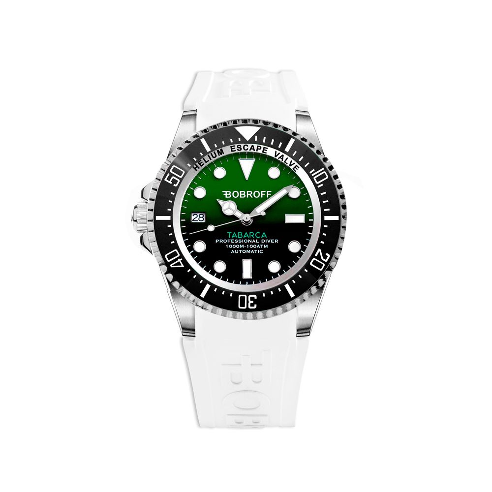 Bobroff White Synthetic Sport Watch Bobroff