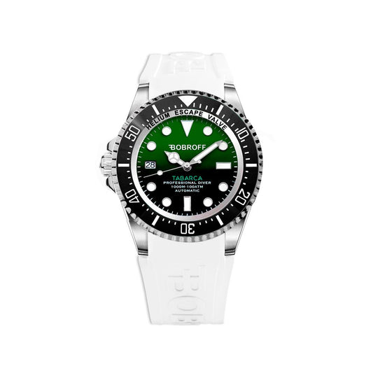 Bobroff White Synthetic Sport Watch Bobroff