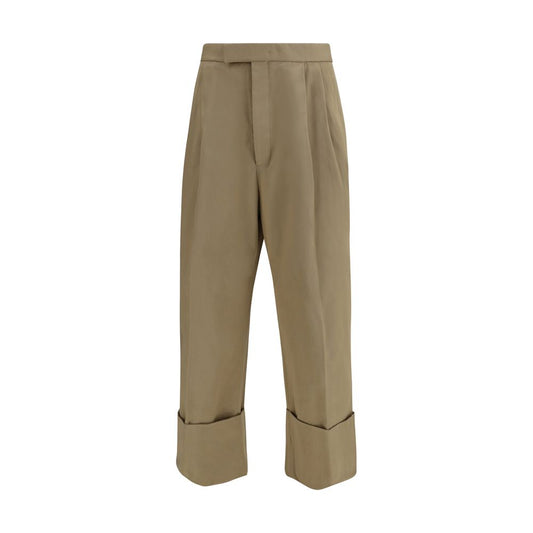 Thom Browne Beige Cotton Casual Pants Thom Browne