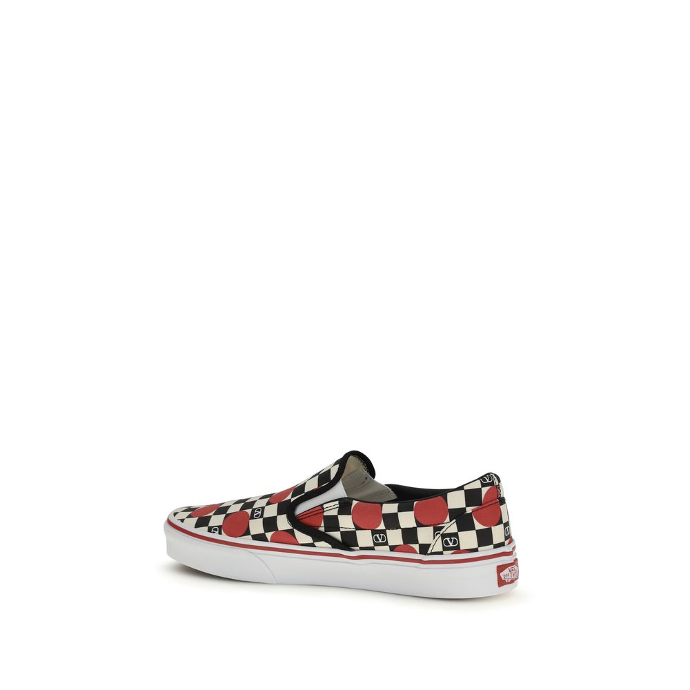 Valentino Garavani Multicolor Cotton Low Top Sneakers Valentino Garavani