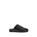 Givenchy Black Calf Leather Bos Taurus Mules Givenchy