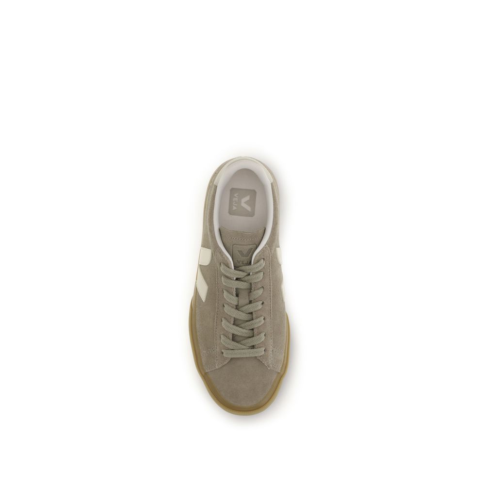 Veja Beige Calf Leather Bos Taurus Sneakers Veja