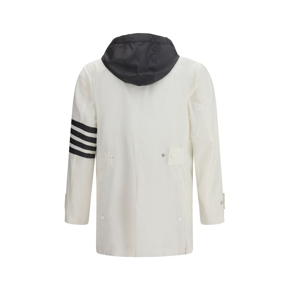 Thom Browne White Polyamide Sweatshirt Thom Browne