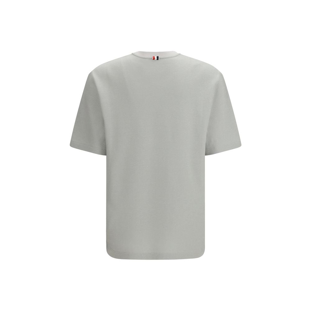 Thom Browne Gray Cotton T-Shirt Thom Browne