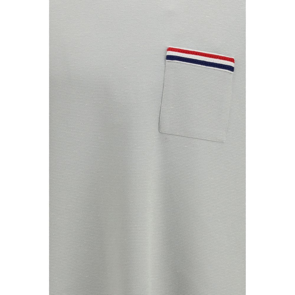 Thom Browne Gray Cotton T-Shirt Thom Browne