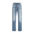 Haikure Blue Cotton Straight-Leg Jeans Haikure