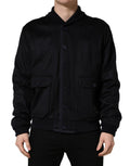 Dolce & Gabbana Black Cashmere Knitted Button Down Jacket - Eljoys Fashion 