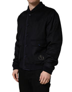 Dolce & Gabbana Black Cashmere Knitted Button Down Jacket - Eljoys Fashion 