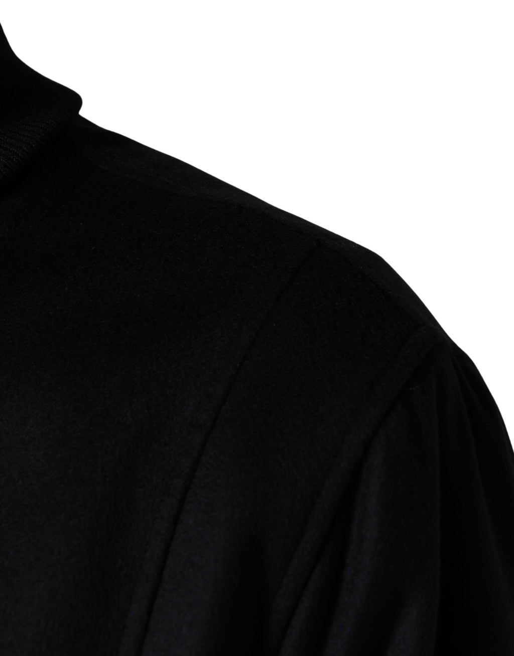 Dolce & Gabbana Black Cashmere Knitted Button Down Jacket - Eljoys Fashion 