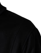 Dolce & Gabbana Black Cashmere Knitted Button Down Jacket - Eljoys Fashion 