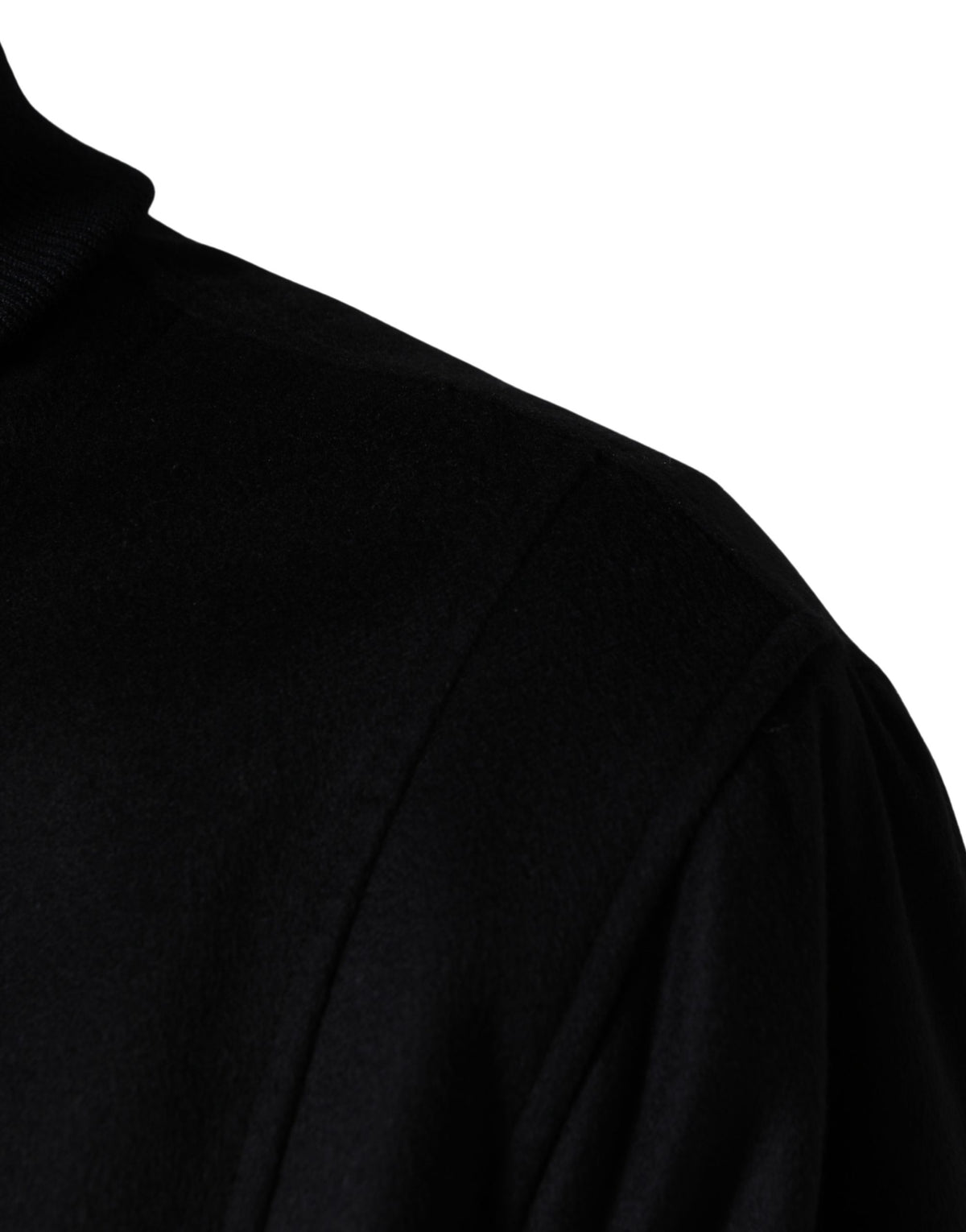 Dolce & Gabbana Black Cashmere Knitted Button Down Jacket - Eljoys Fashion 