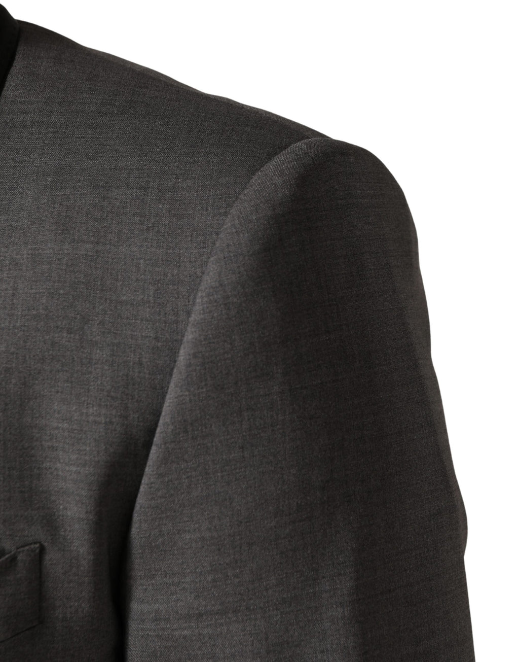 Dolce & Gabbana Gray Wool Single Breasted 1 Button 3PC Suit - Eljoys Fashion 