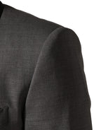 Dolce & Gabbana Gray Wool Single Breasted 1 Button 3PC Suit - Eljoys Fashion 