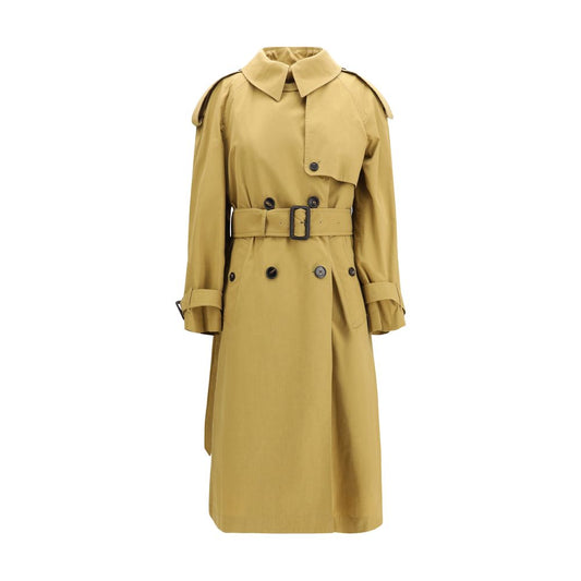 Burberry Beige Polyester Trench Coat Burberry