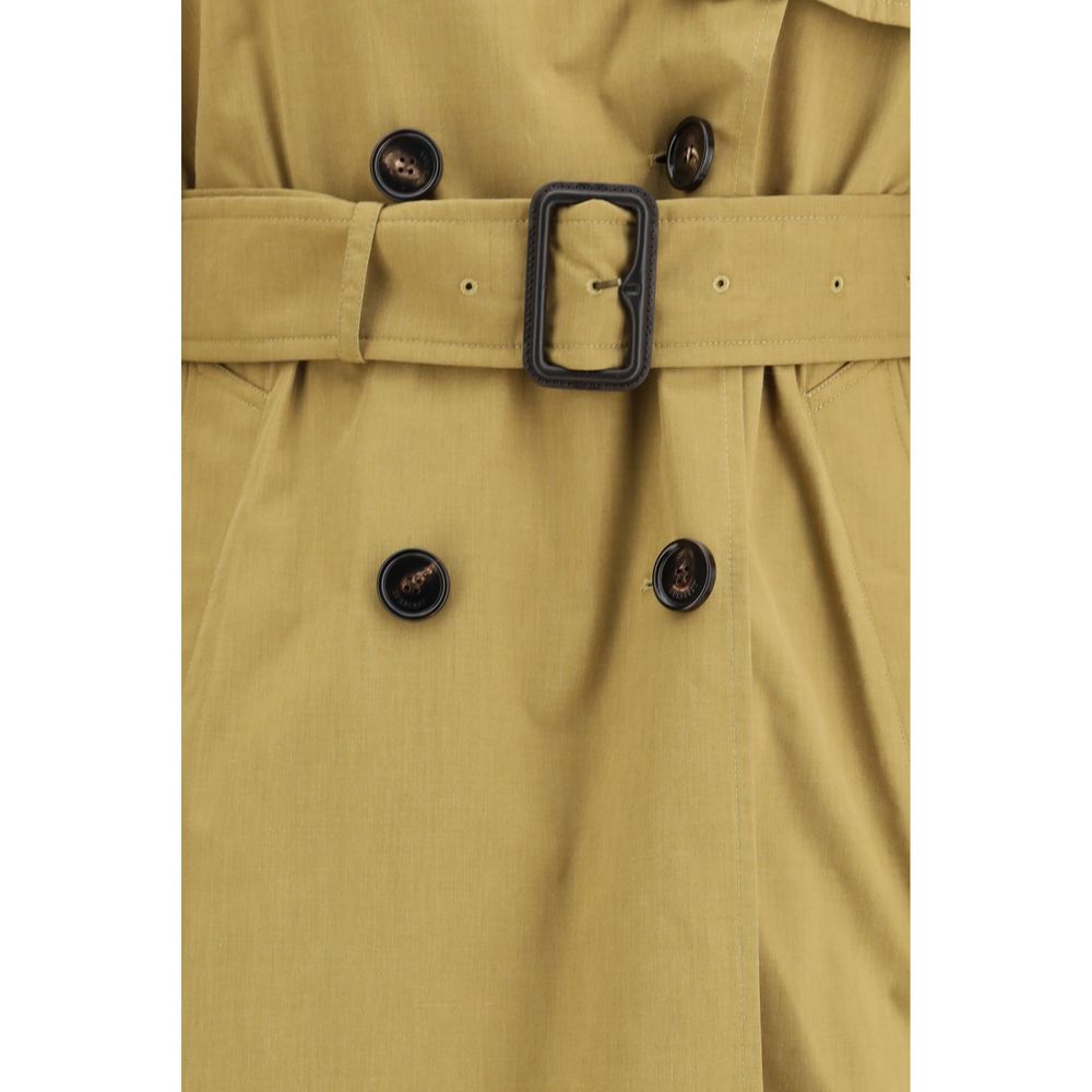 Burberry Beige Polyester Trench Coat Burberry