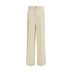 P.A.R.O.S.H. Beige Viscose Casual Pants P.A.R.O.S.H.