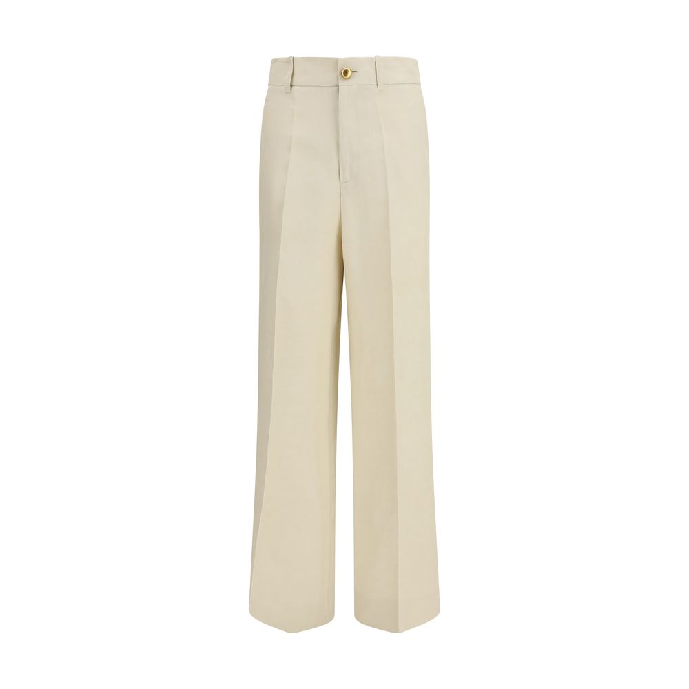 P.A.R.O.S.H. Beige Viscose Casual Pants P.A.R.O.S.H.