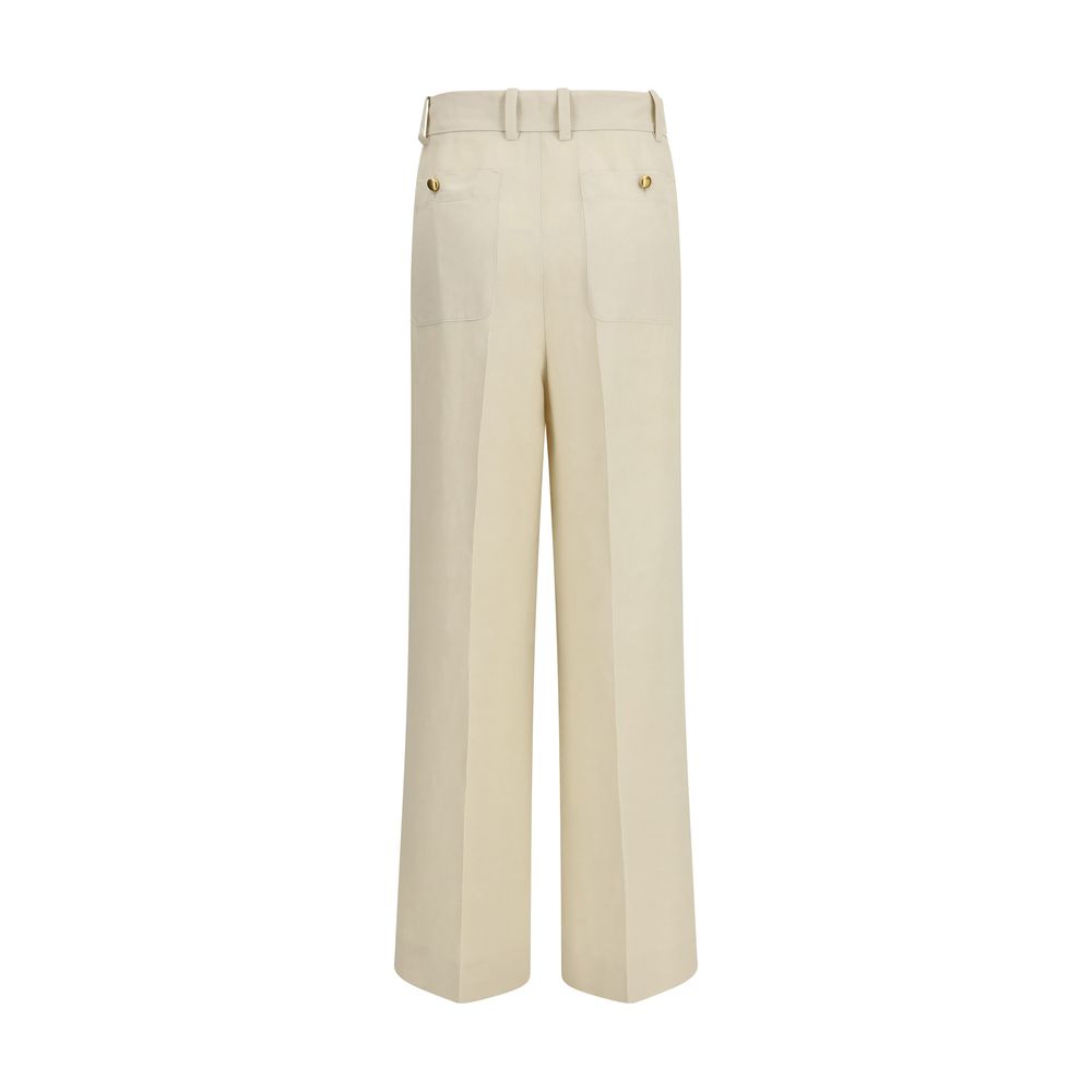 P.A.R.O.S.H. Beige Viscose Casual Pants P.A.R.O.S.H.