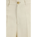 P.A.R.O.S.H. Beige Viscose Casual Pants P.A.R.O.S.H.